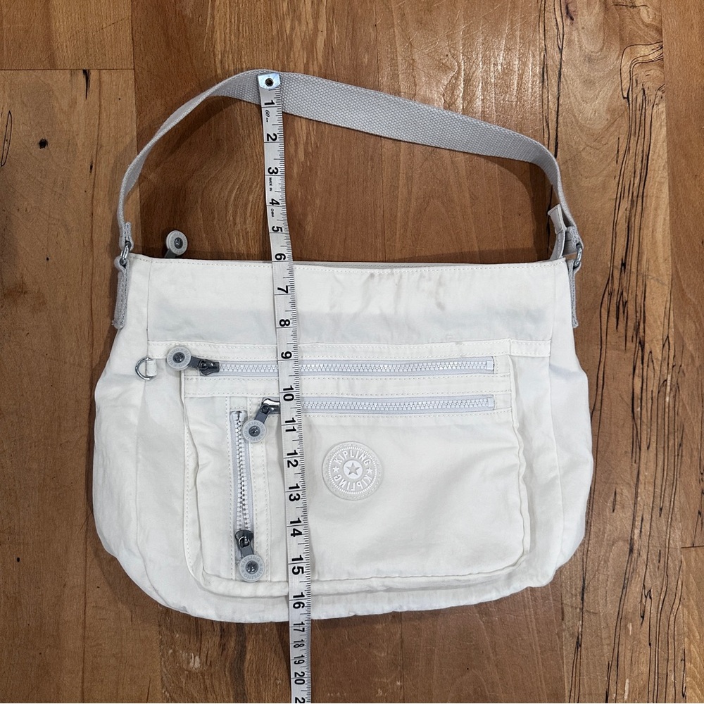 Kipling Women's White Nylon Shoulder Bag - Picture 7 of 7